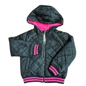 Converse girls quilted hooded jacket age 4-5 years 5 S